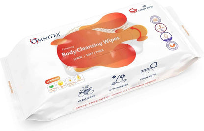 Omnitex Body Cleansing Wipes - Pakke med 80 stk