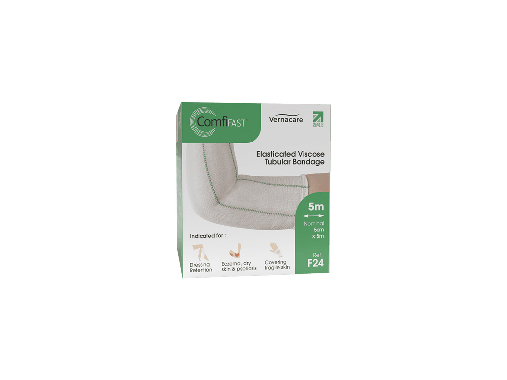 ComfiFast One Way Stretch Tubular Bandage Grønn 5cm x 5m