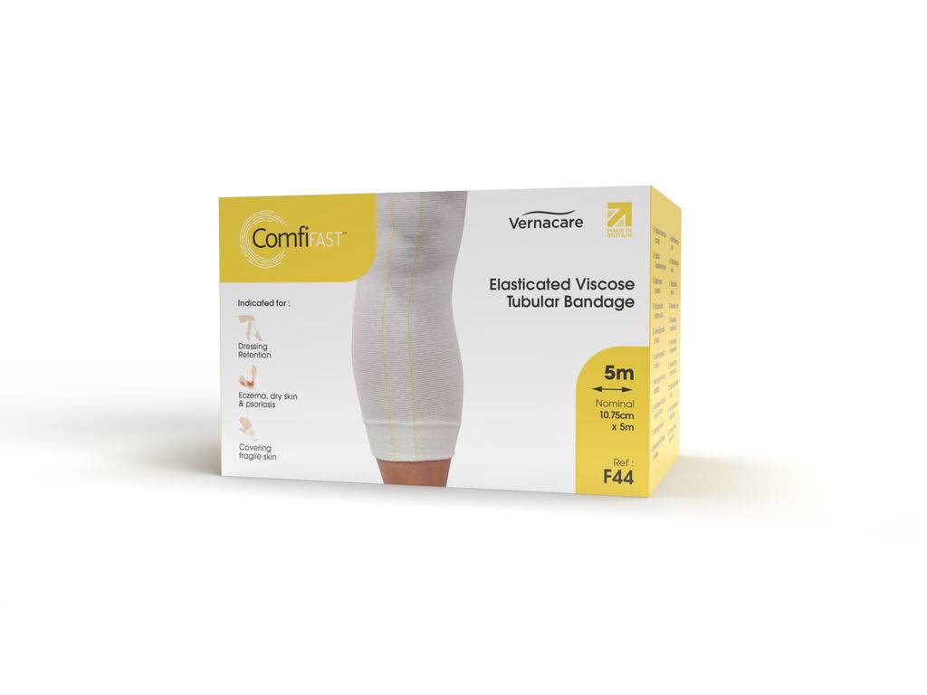 ComfiFast One Way Stretch Tubular Bandage Gul 10,75cm x 5m