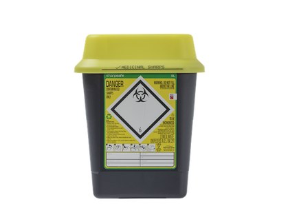 5 liter gul skarpe beholder Gul Sharpsafe