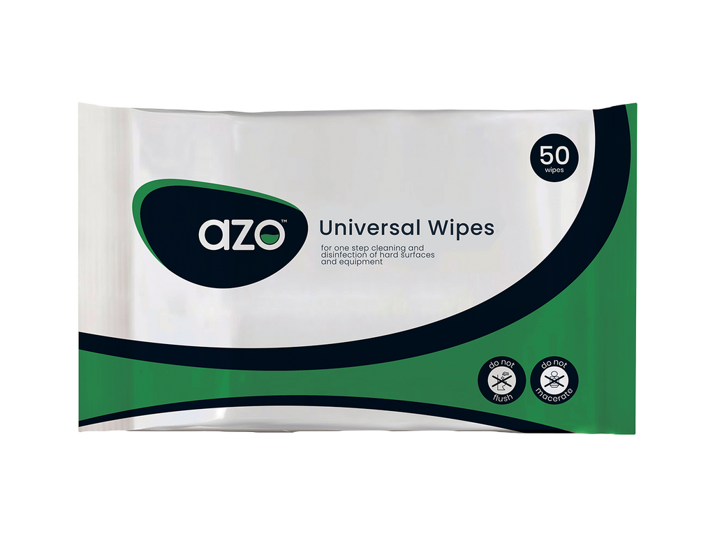 Azo Universal rengjørings- og desinfeksjonsservietter 50 kluter