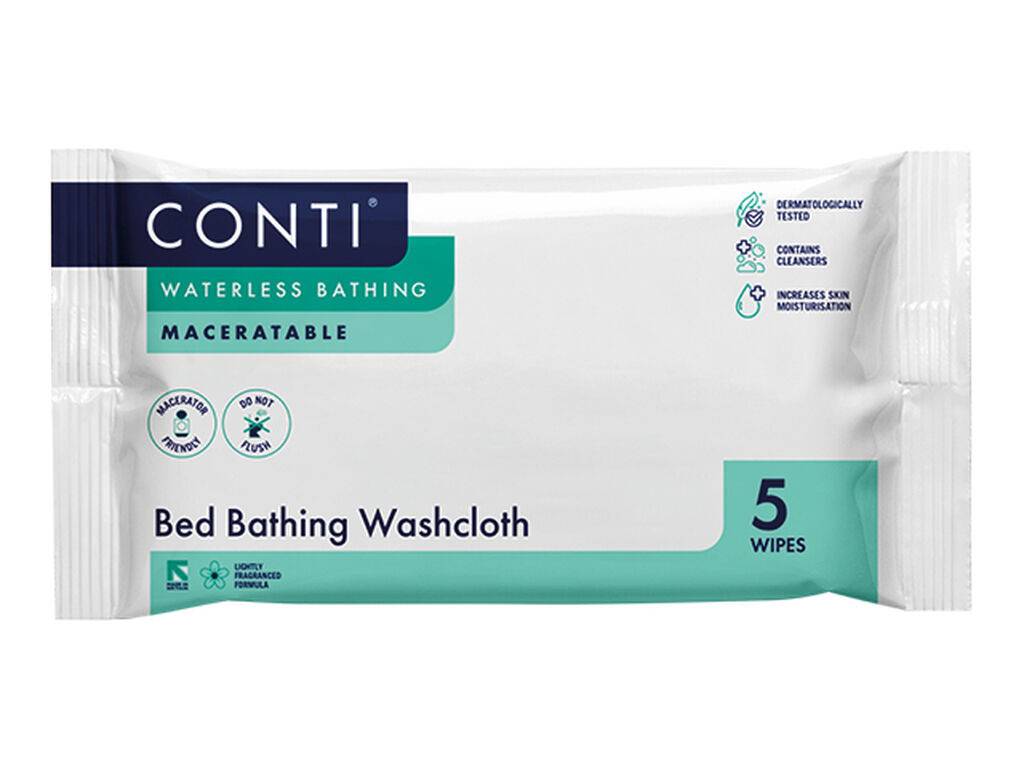 Conti Macerable Bed Badevaskeklut Lett duftende 5 kluter