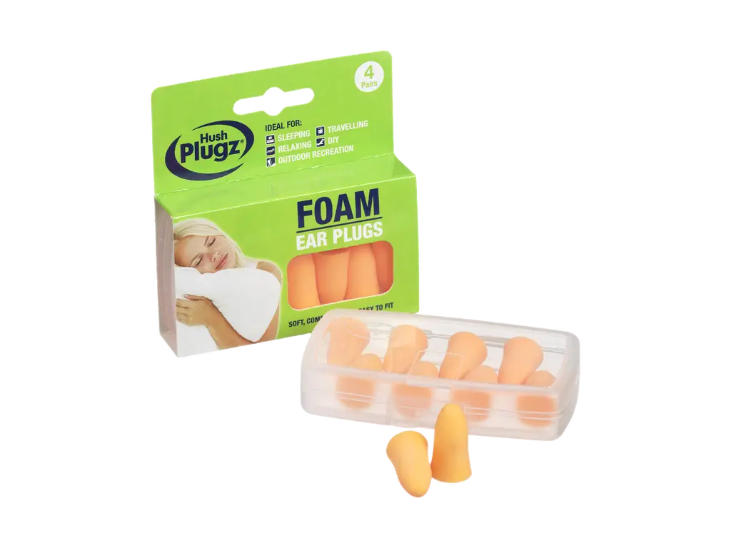 4-pars Hush Plugz skumørepropper