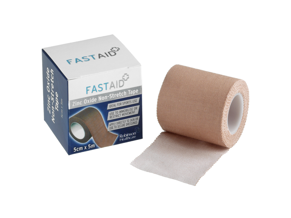 Fast Aid Sink Oxide Non Stretch Tape 5cm x 5m