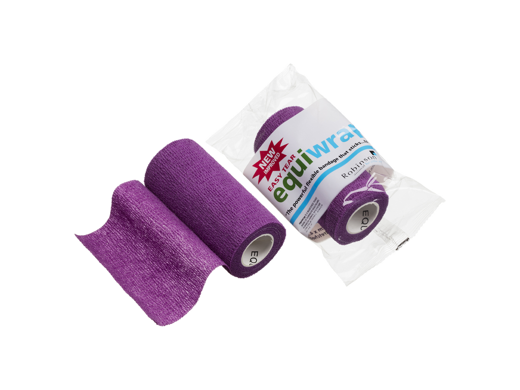 10cm X 4,5m Equiwrap Cohesive Bandasje Lilla