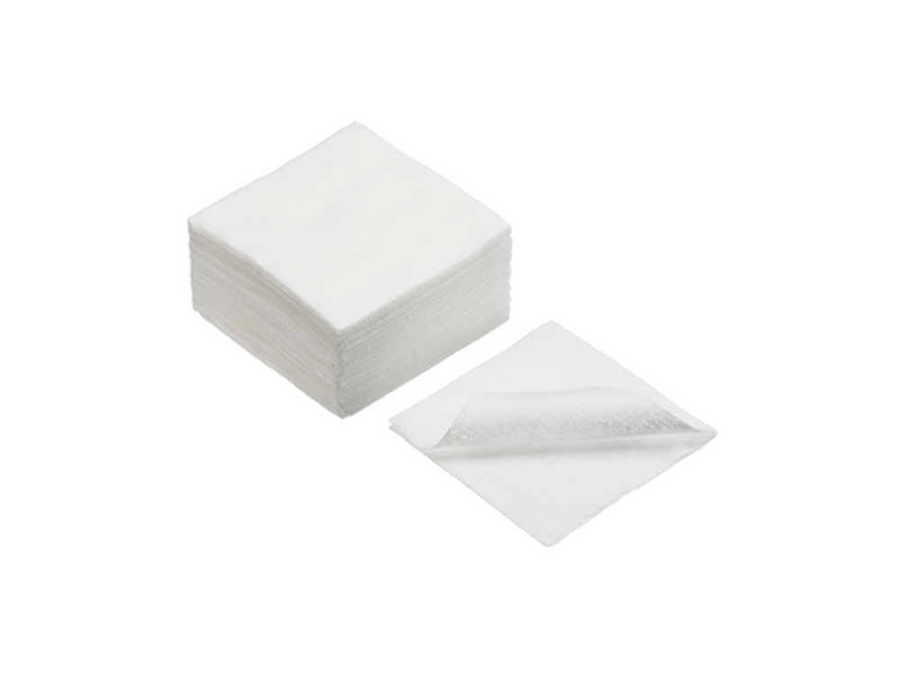 10 cm x 10 cm 4-lags Sofsorb ikke-vevde vattpinner Pakke med 200