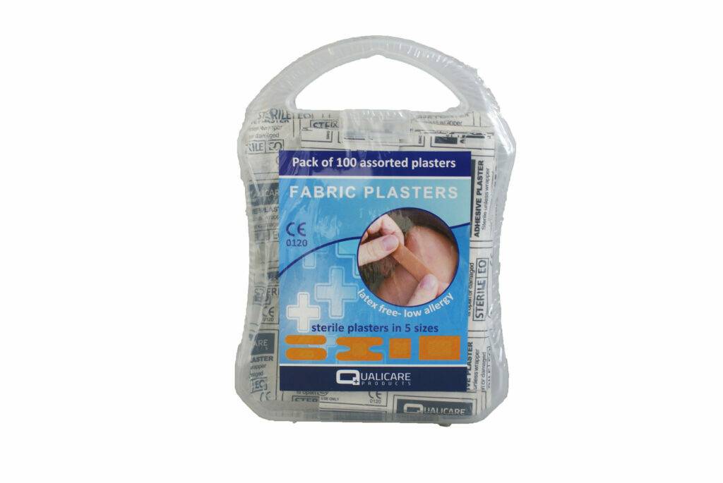 100 diverse stoffplaster