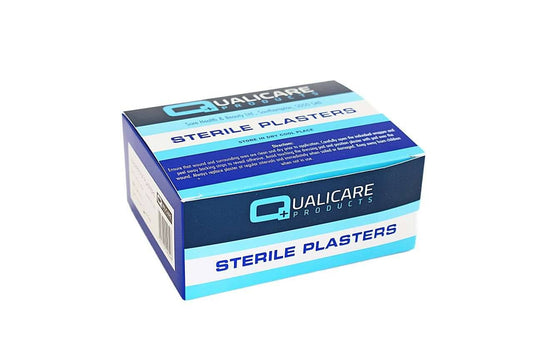 7,2 cm x 1,9 cm stoffplaster Pakke med 100 stk