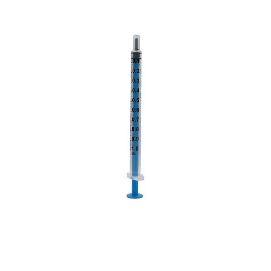 1ml Acuject Low Dead Space-sprøyter Blå