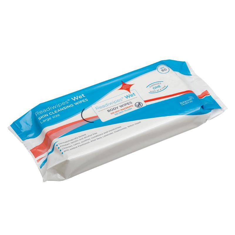 Readiwipes Wet Body Wipes 60s Non Maceratable R5415 UKMEDI.CO.UK