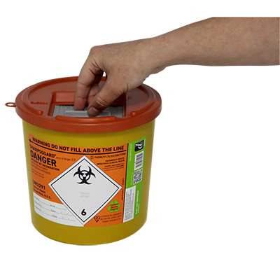 2,5 liter Eco Orange Sharps-beholder