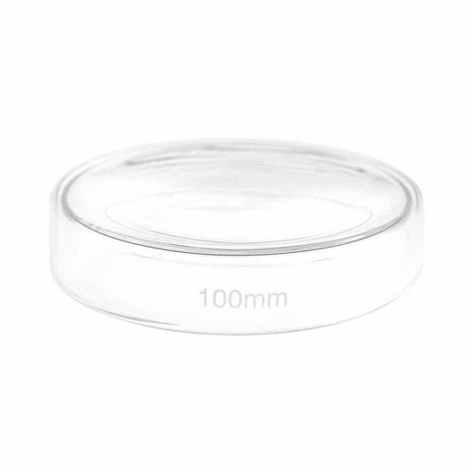 100 mm Petriskål i glass Teqler