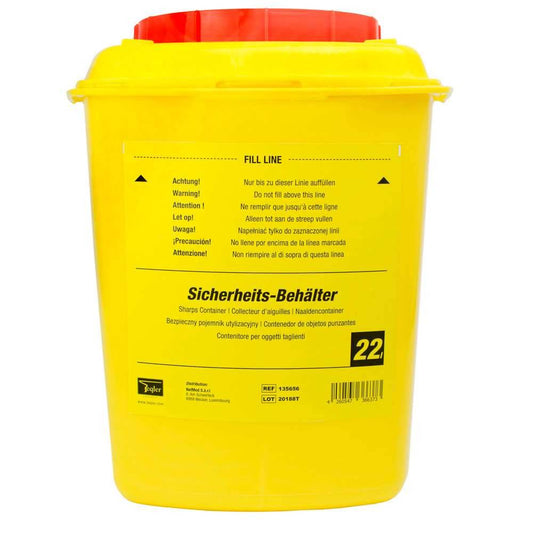 22 liters Sharps-beholder