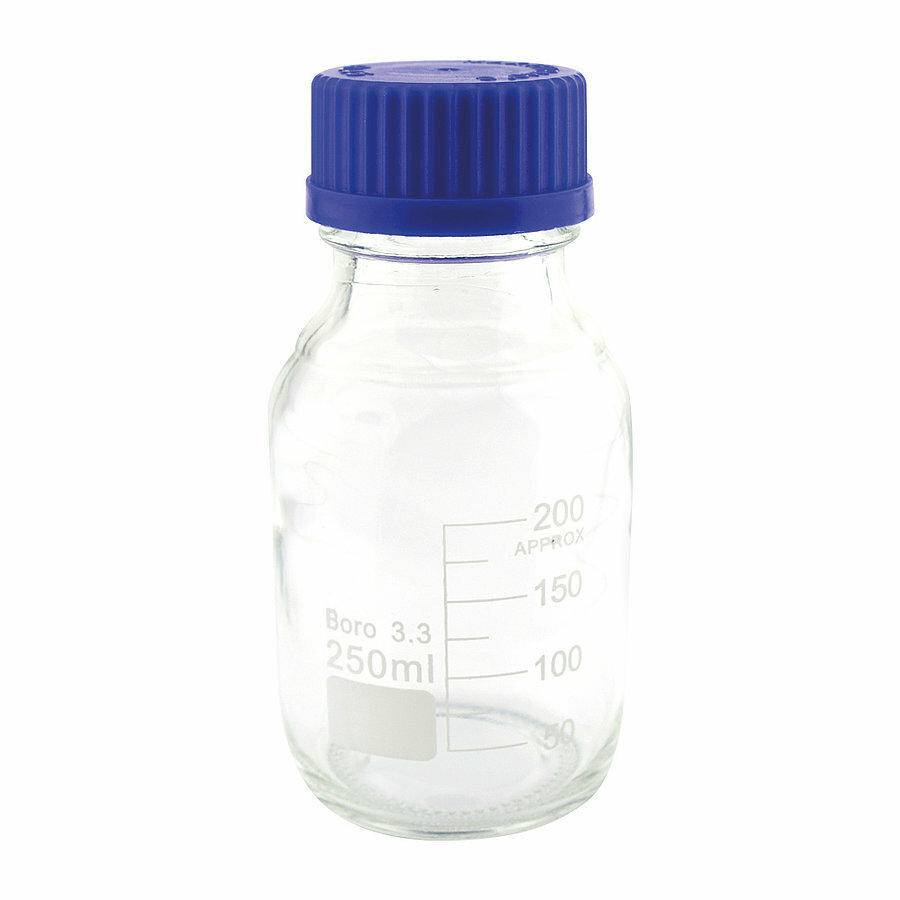 250 ml borosilikatglassreagensflaske