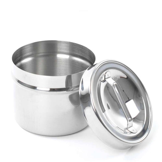 Stainless Steel Dressing Jar Small - UKMEDI