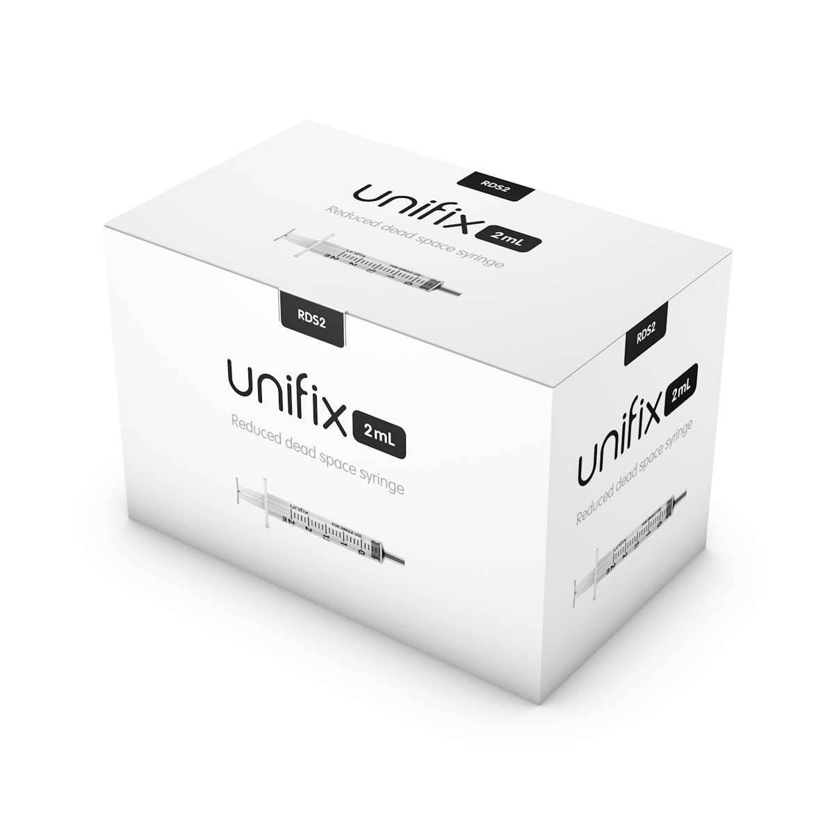 2,5 ml Unifix Redusert Dead Space-sprøyte