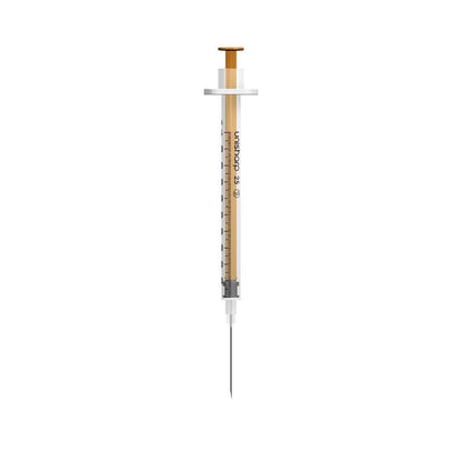 Unisharp - 1ml 25mm 25g Unisharp Syringe and Needle u100 - U2525 UKMEDI.CO.UK UK Medical Supplies