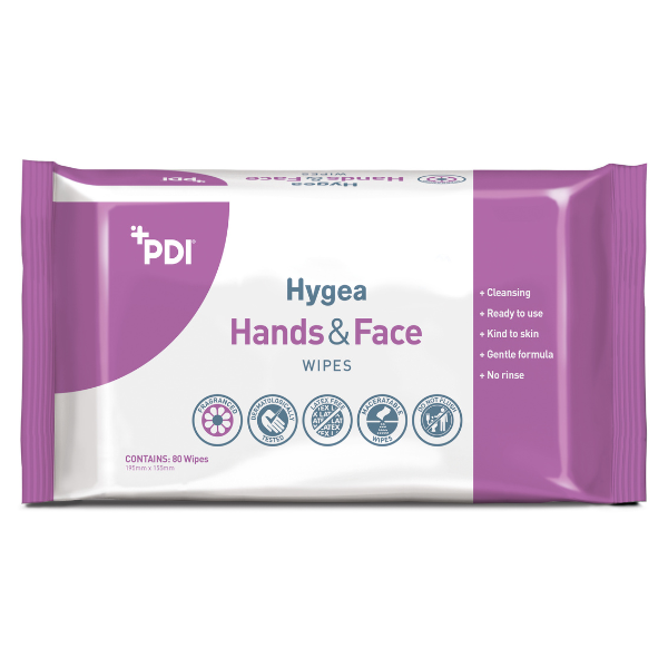 Hygea Hands & Face Wipes Pakke med 80 stk