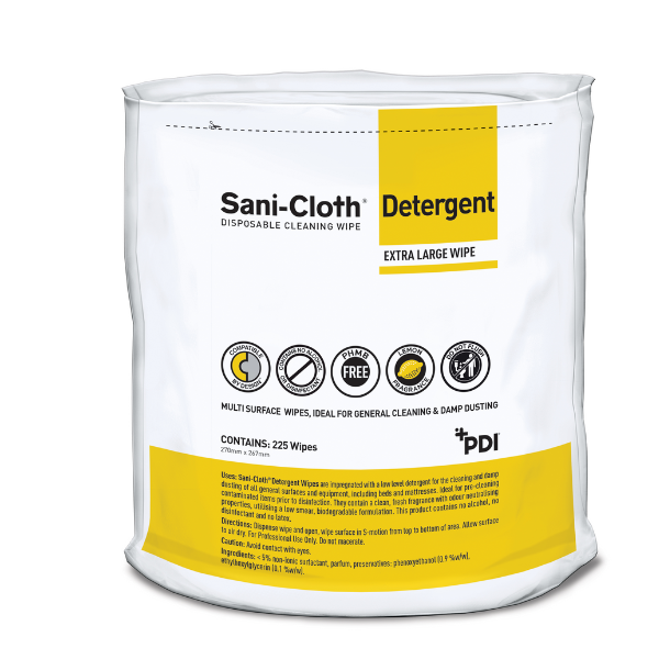 Sani-Cloth Detergent Refill 225 våtservietter