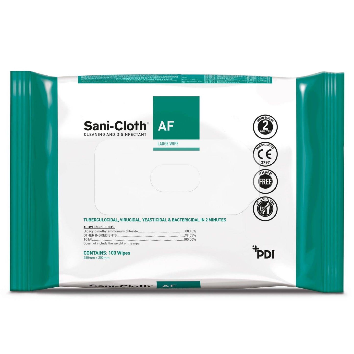 Sani-Cloth AF-servietter Pakke med 100 stk