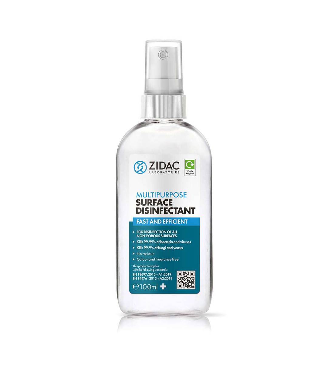 Zidac Multipurpose overflatedesinfeksjonsspray - 100ml