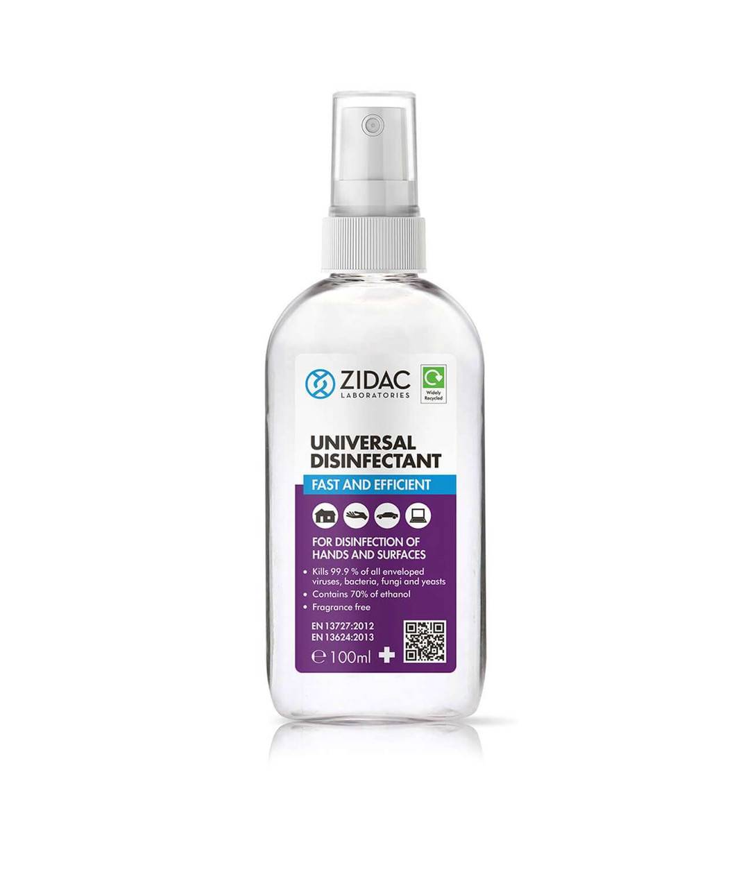 Zidac Universal desinfeksjonsmiddel 100ml